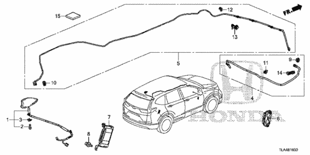 Antenna for 2019 Honda CR-V #0
