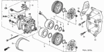 38773PLMA11 - Body/Air Conditioning: CLIP, WIRE HARNESS for Honda Image