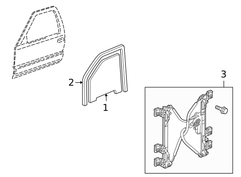 Front Door for 2006 Isuzu Ascender #0
