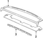 BEC14434AEE - Body: Shelf for Jaguar Image