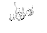11231308128 - Engine: Collar Nut for BMW Image