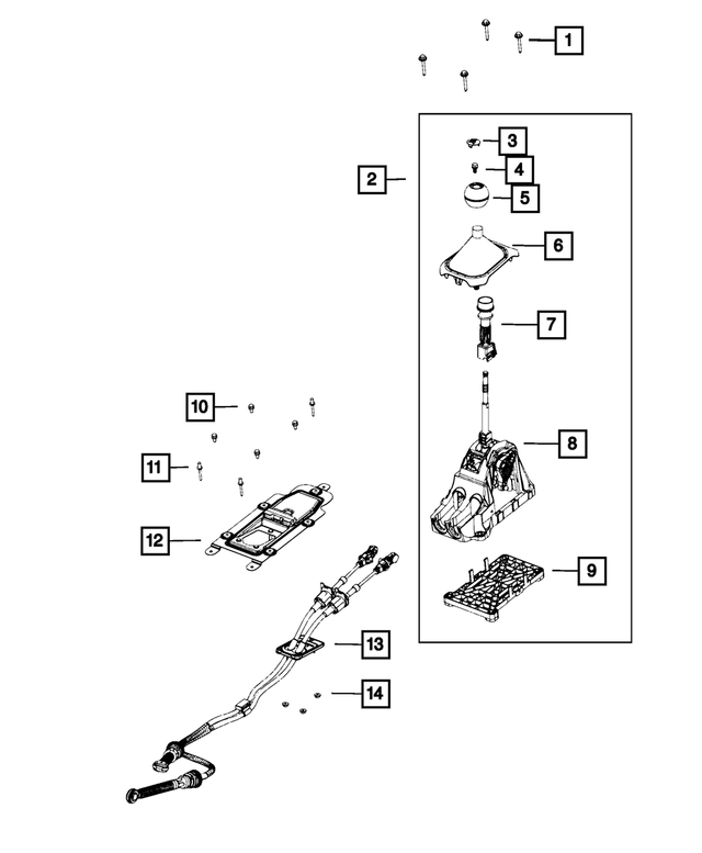 5VU19SLUAE - : Transmission Shifter for Mopar Image