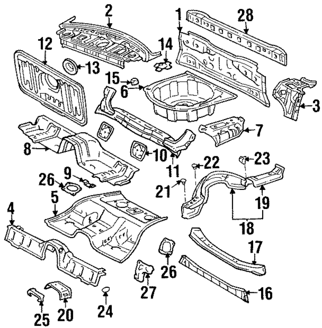 9033330002 - Body: Door Plug for Lexus Image