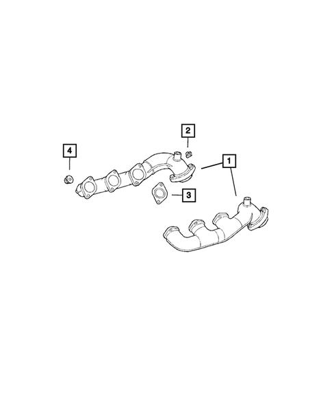 Manifolds and Vacuum Fittings for 2008 Chrysler Crossfire #1