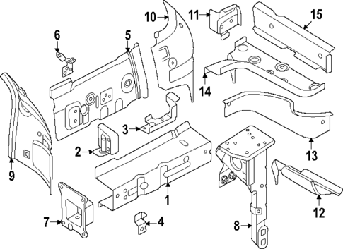 Structural Components & Rails for 2025 Volkswagen ID. Buzz #0
