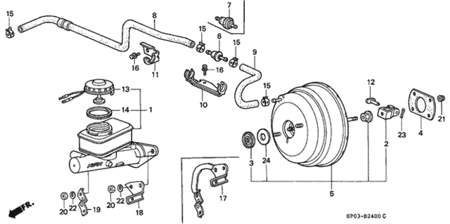 Master Cylinder for 1994 Acura Legend #0