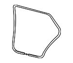 1K98397025AP - Body: Door Weather-strip for Volkswagen Image