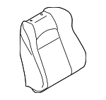 876206GH1A - Body: Seat Back Cover for Nissan Image