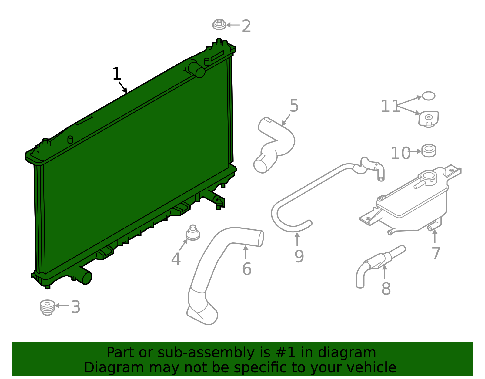 214104GZ5A (214104gz5a) - 2014-2018 INFINITI Q50 Radiator Assembly ...