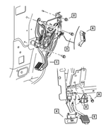 6502524 - Parking Brake: Hex Lock Nut for Mopar Image
