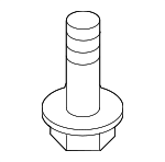 MS452357 - Body: Bumper Cover Screw for Mitsubishi Image