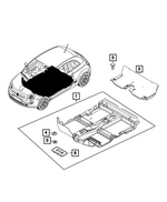 7TL40U1YAA - Interior Trim: Front Floor Carpet for Mopar Image