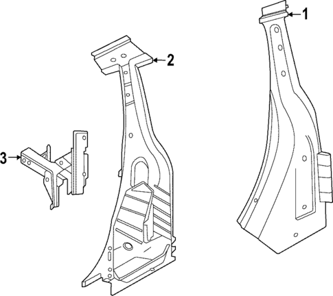Lock Pillar for 2023 Porsche 911 #0