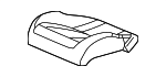 81131T38A01ZA - Body: Cushion Cover for Honda Image