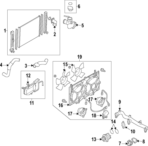 Cooling System for 2016 INFINITI QX50 #0