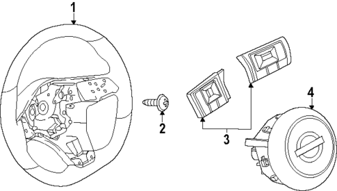 Steering Wheel & Trim for 2025 Nissan Kicks #0