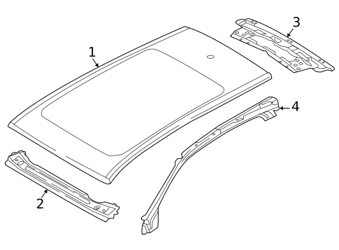 Roof & Components for 2024 Audi SQ7 #0