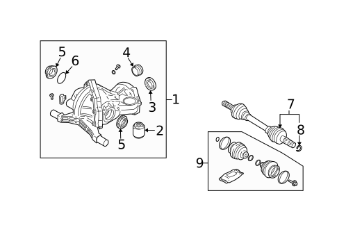 Axle & Differential for 2014 Volvo XC90 #0