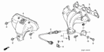 32753PT1F00 - Engine: STAY, SHEDDER VALVE CONNECTOR for Honda Image