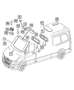 68018759AB - Glass: Windshield for Mopar Image