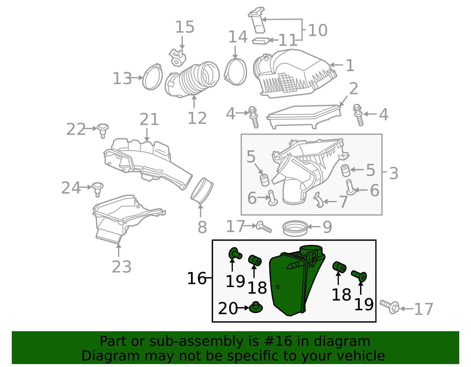 2016-2025 Honda 18-23 Honda Resonator Chamber (Various Models