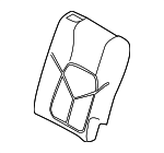 95852280506D0A - Body: Seat Back Cover for Porsche: Cayenne Image