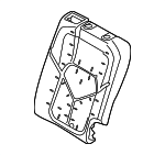 95852277510 - Body: Seat Back Pad for Porsche: Cayenne Image