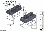 11128648131 - Engine: Cylinder Head Cover for BMW Image