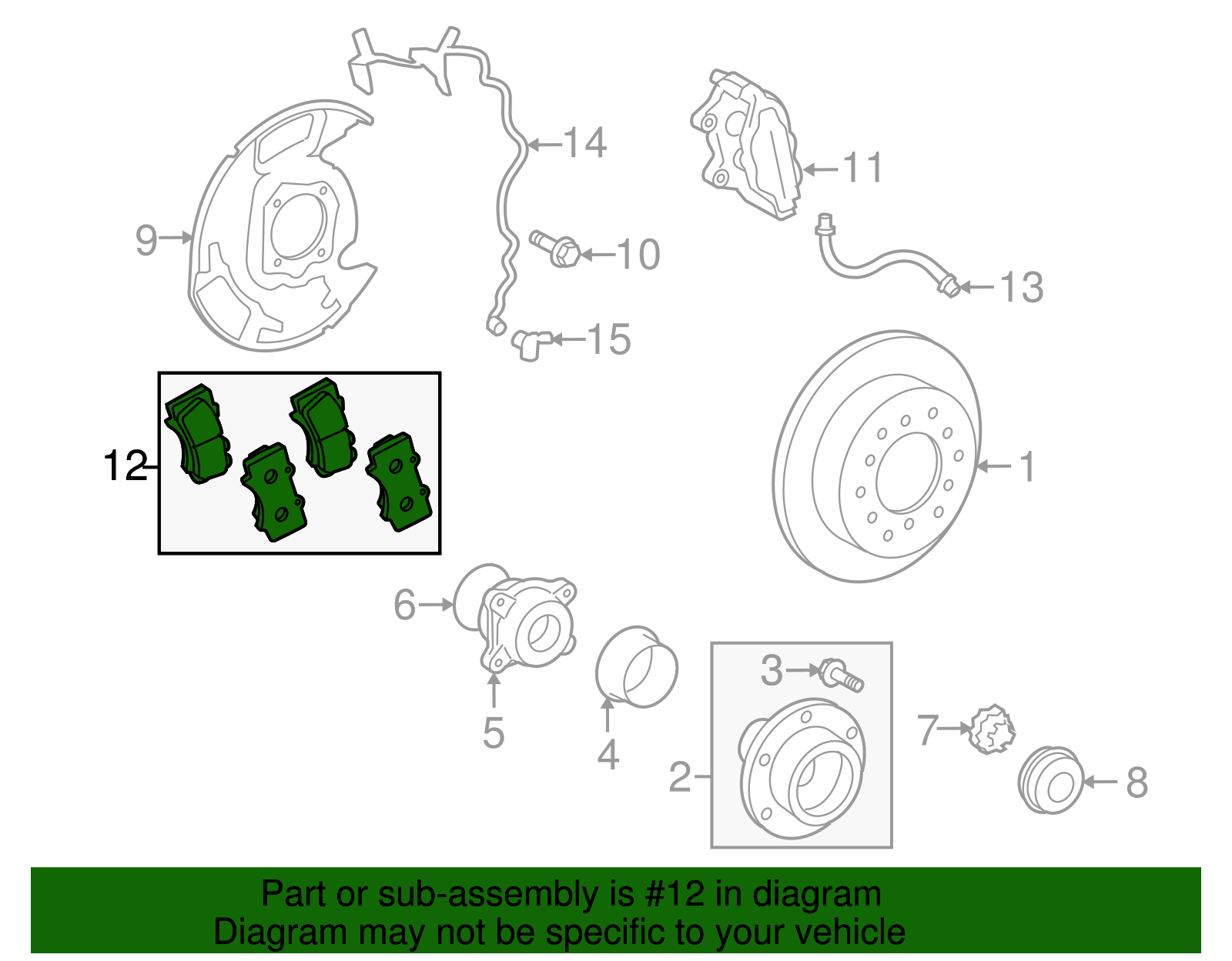 04465-02440 - Brake Pads Front 2018-2022 Toyota | Longo