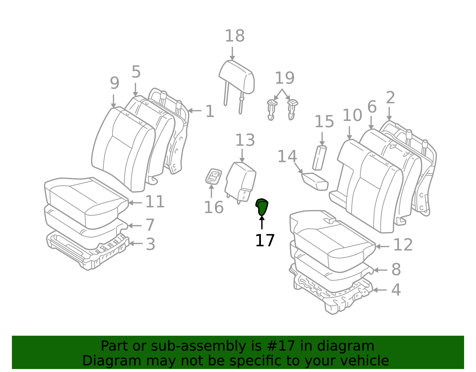 1995-1997 Toyota Tacoma Hinge Cover 72868-04020-B0 | OEM Parts Online