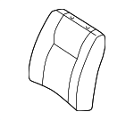 7107304101B3 - Body: Seat Back Cover for Toyota: Tacoma Image