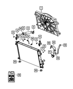 32002370 - Cooling: Hose Clamp for Chrysler: 300 | Dodge: Challenger, Charger, Durango, Ram 1500, Ram 3500 | Jeep: Grand Cherokee | Ram: 1500, 1500 Classic, 2500, 3500 Image