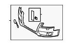 8K0807105DGRU - Body: Bumper Cover for Audi: A4, A4 Quattro, S4 Image