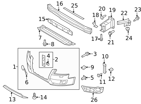 Bumper & Components - Front for 2010 Audi S4 #0