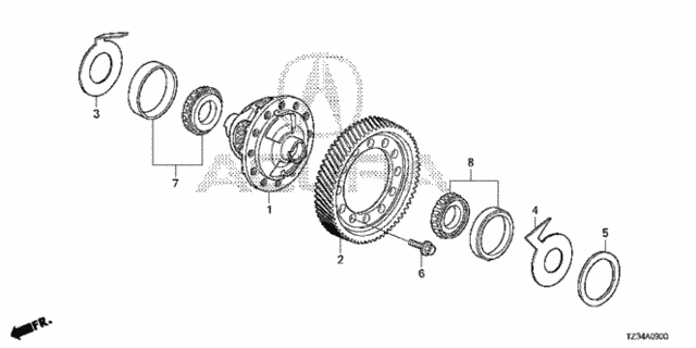 AT Differential for 2017 Acura TLX #0