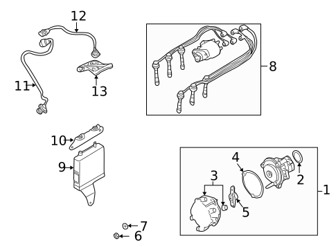 Ignition System for 2001 Chrysler Sebring #0