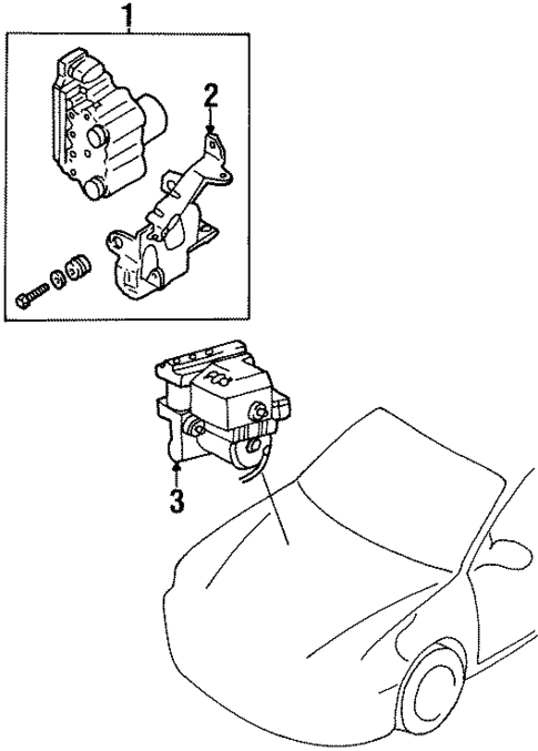 ABS Components for 1998 Ford Escort #0