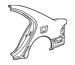 6160250081 - Body: Quarter Panel for Lexus Image