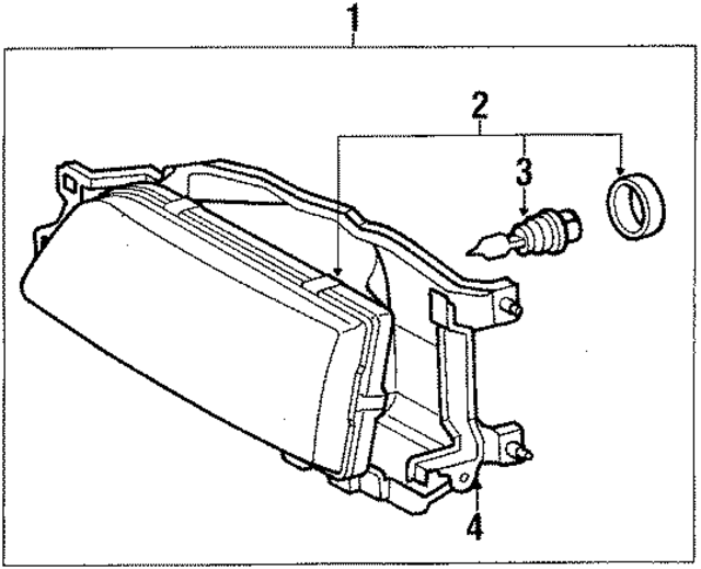 8113003010 - : Composite Headlamp Right for Toyota Image