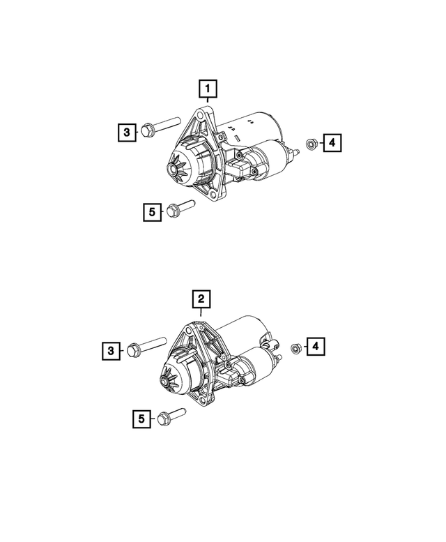 56029667AC - Electrical: Engine Starter for Mopar Image