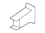 8K0803500D - Body: Bumper Impact Bar Bracket for Audi Image