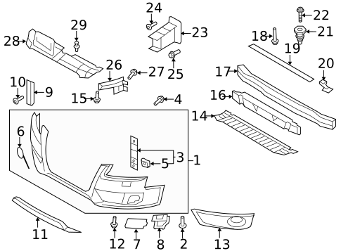 Bumper & Components - Front for 2009 Audi A5 Quattro #0