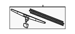 76730SZAA02 - : Wiper Blade for Honda Image