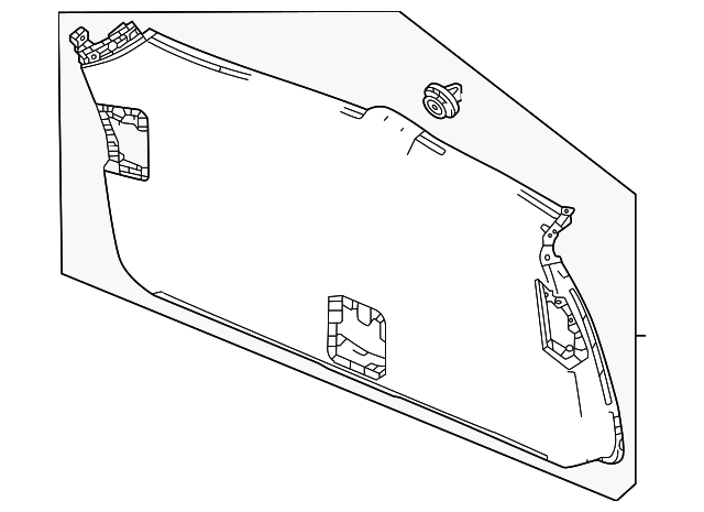 84437-T90-A01ZA - 2023-2025 Honda Pilot - Lower Trim Panel 84437-T90-A01ZA - 2023-2025 Honda Pilot - Lower Trim Panel