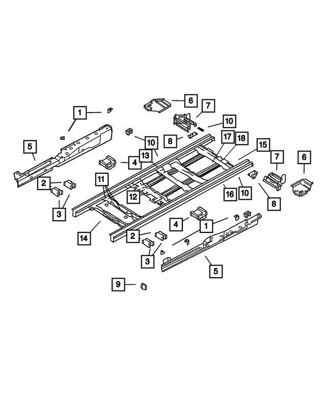 4716378AB - Frames and Bumpers: Seat Belt Swivel Reinforcement for Mopar Image