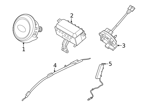 Air Bag Components for 2023 Kia Seltos #0
