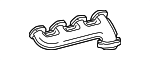 1131400909 - Exhaust: Exhaust Manifold for Mercedes-Benz Image