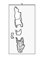 C513704H0A - Body: Pillar Reinforced for Mazda: 5 Image
