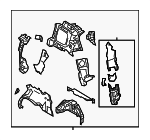 C5Y371100D - Body: Inner Panel Assembly for Mazda: 5 Image