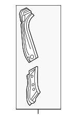 C5137144X - Body: Rear Pillar for Mazda: 5 Image